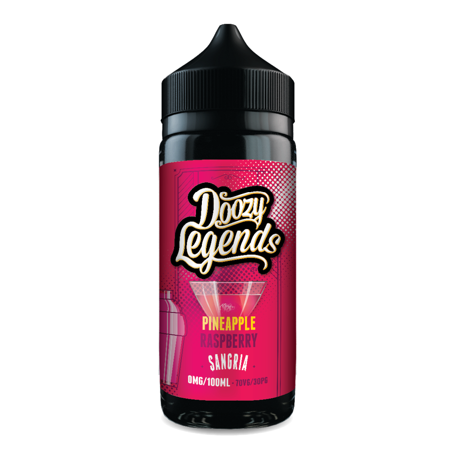 Doozy Legends - Pineapple Raspberry Sangria 120ml Shortfill