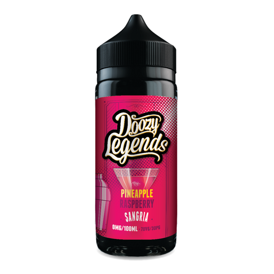 Doozy Legends - Pineapple Raspberry Sangria 120ml Shortfill