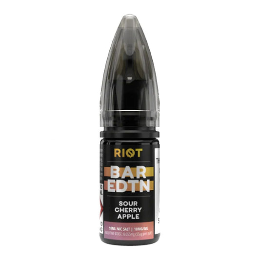 Riot Squad Bar Edition - Sour Cherry Apple E-liquid 10ml