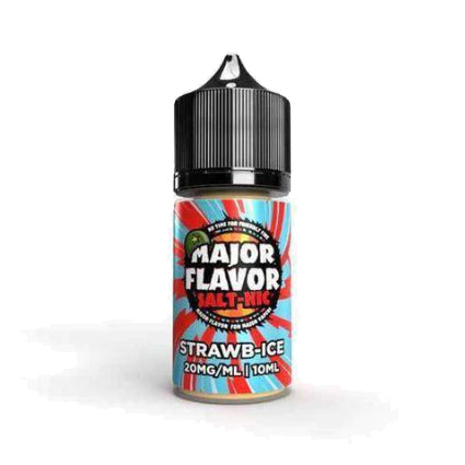 Major Flavor Salts - Strawb Ice E-liquid 10mg - DISCONTINUED
