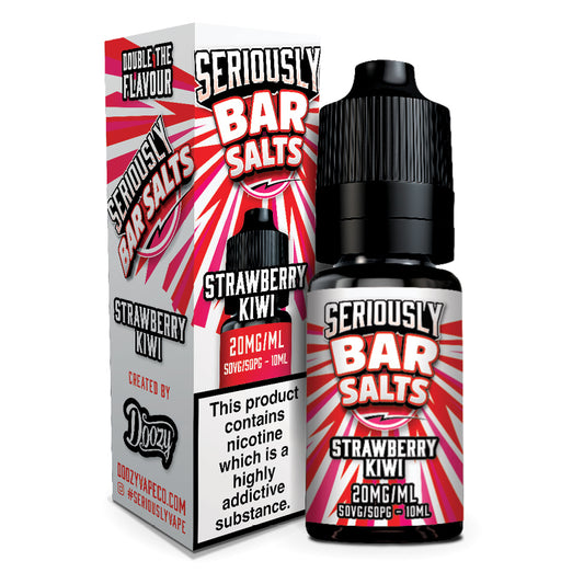 Seriously Bar Salts - Strawberry Kiwi E-liquid Salt Nic