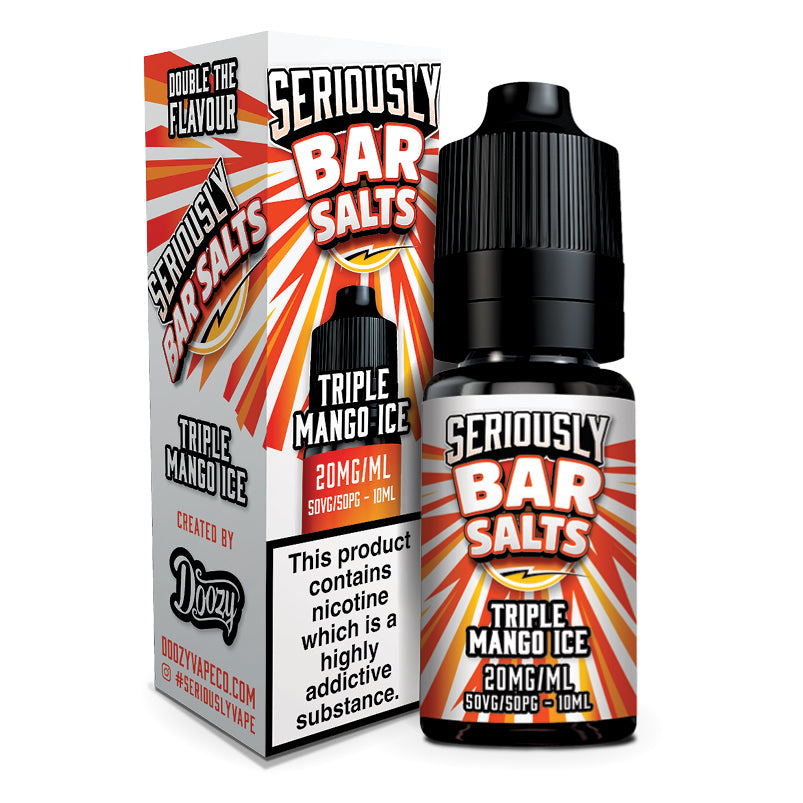 Seriously Bar Salts - Triple Mango Ice E-liquid Salt Nic
