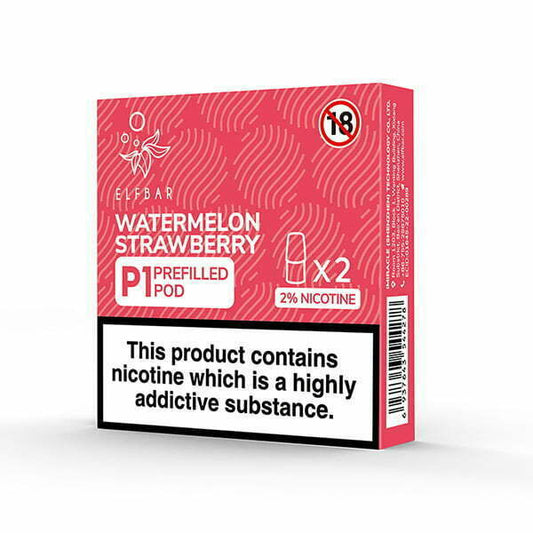 Elf Mate 500 - Watermelon Strawberry P1 Liquid Pods x2 (Pack)