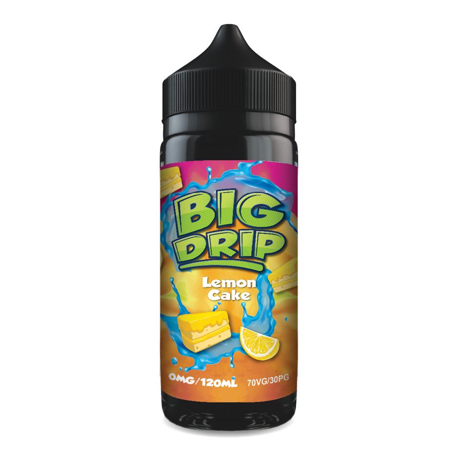 Big Drip - Lemon Cake E-liquid 120ML Shortfill