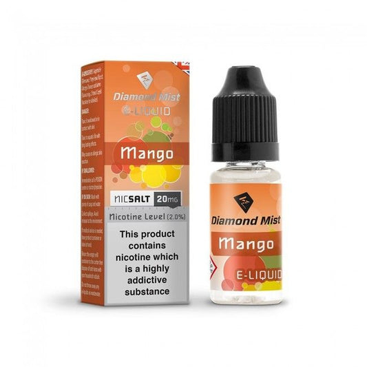 Diamond Mist 20mg Nic Salts - Mango - CLEARANCE BB4 10/25