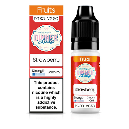 Dinner Lady 50/50 - Strawberry E-liquid 12mg DISCONTINUED