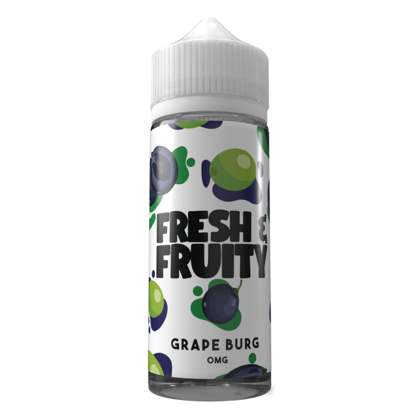 Fresh & Fruity  - Grape Burg E-liquid 120ML Shortfill - Ubervape