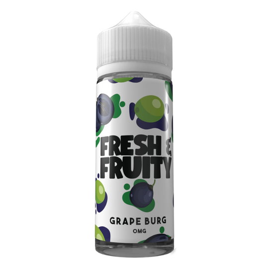 Fresh & Fruity  - Grape Burg E-liquid 120ML Shortfill - Ubervape