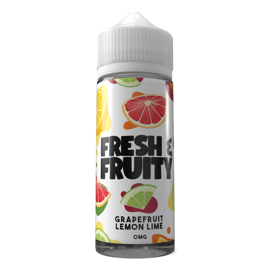 Fresh & Fruity  - Grapefruit Lemon Lime E-liquid 120ML Shortfill - Ubervape