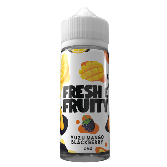 Fresh & Fruity  - Yuzu Mango Blackberry E-liquid 120ML Shortfill - Ubervape