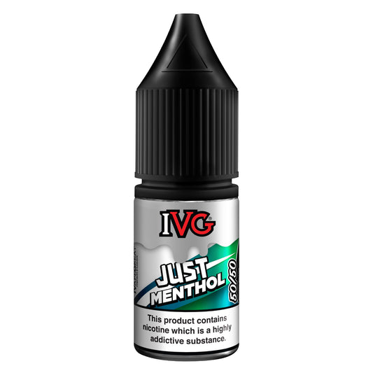 IVG 50/50 - Just Menthol 10ml E-liquid 3mg - DISCONTINUED