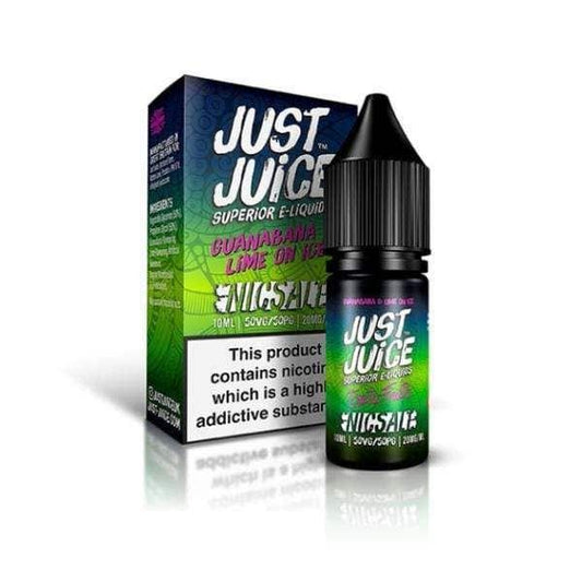 Just Juice - Exotic Fruits - Guanabana & Lime Ice 10ml E-liquid Salt Nic 20mg CLEARANCE BB4 7/25