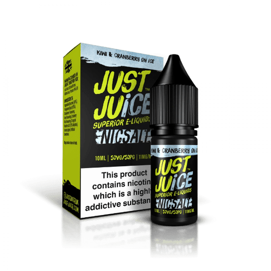 Just Juice - Kiwi & Cranberry On Ice 10ml E-liquid Salt Nic