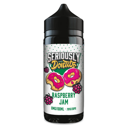 Seriously Donuts - Raspberry Jam E-liquid 120ML Shortfill