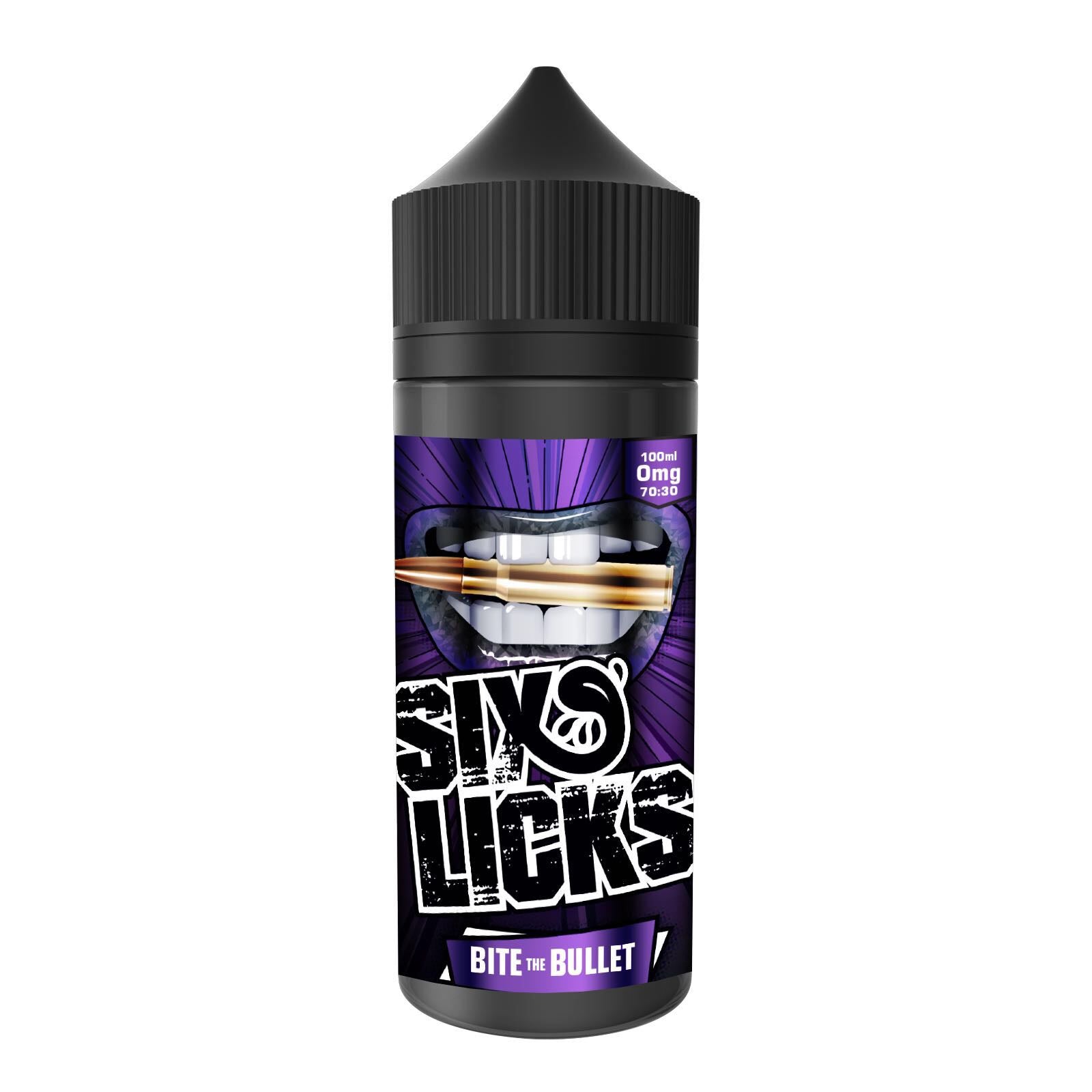 Six Licks Bite The Bullet E-liquid 120ML Shortfill - Ubervape