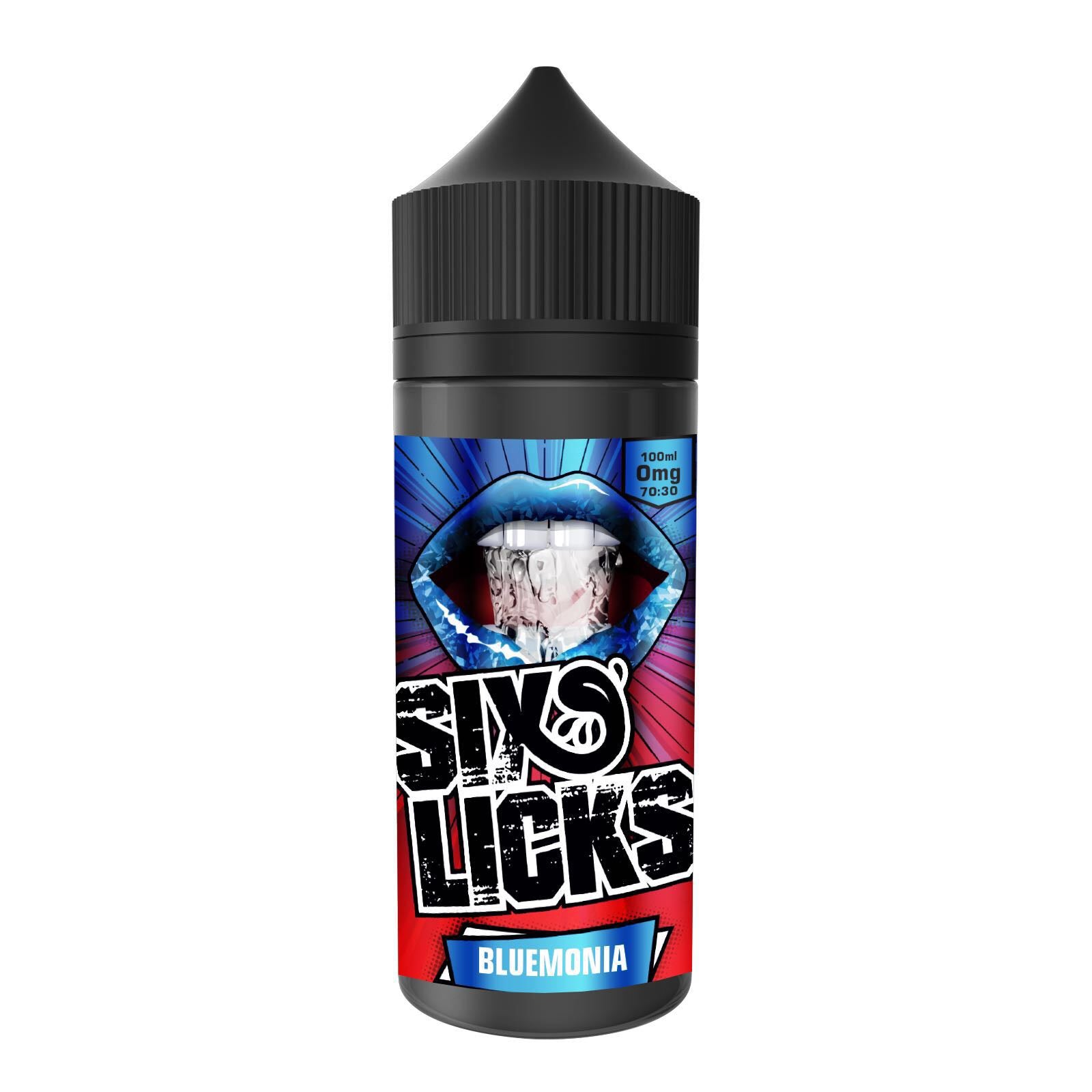 Six Licks Bluemonia E-liquid 120ML Shortfill - Ubervape