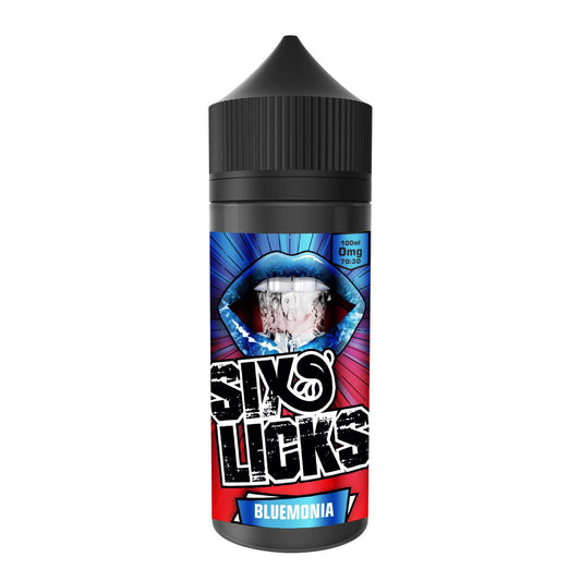 Six Licks Bluemonia E-liquid 120ML Shortfill - Ubervape