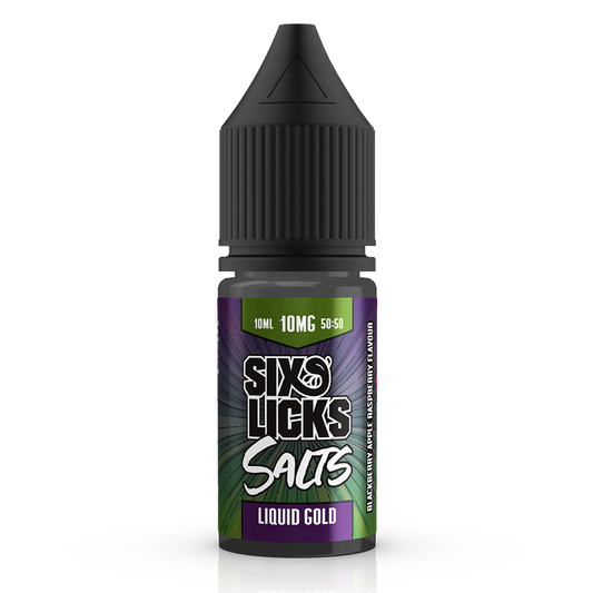 Six Licks - Liquid Gold E-liquid Salt Nic - Ubervape