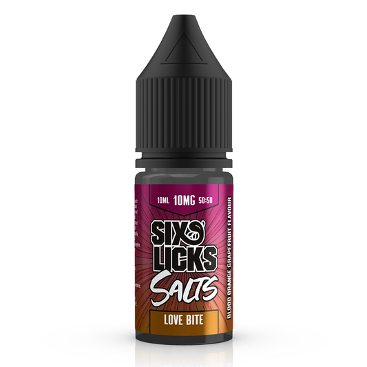 Six Licks - Love Bite E-liquid Salt Nic - Ubervape