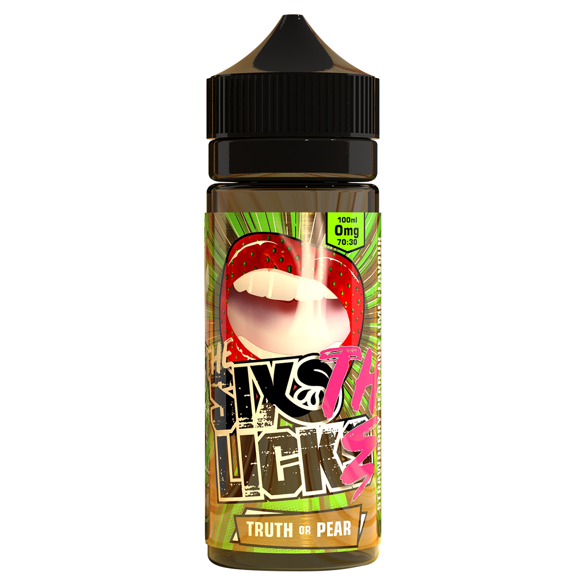 Six Licks Truth Or Pear E-liquid 120ML Shortfill - Ubervape