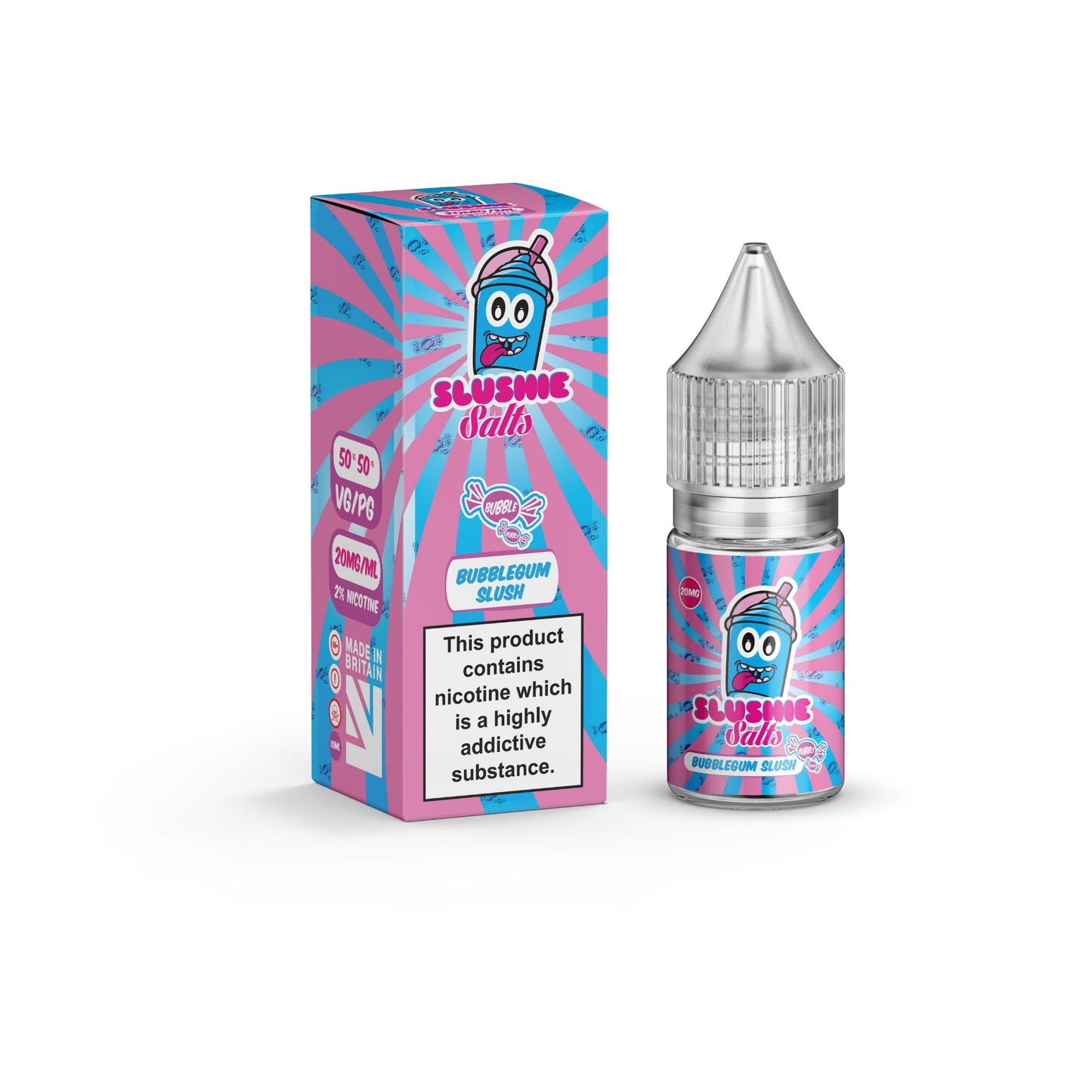 Slushie Salts - Bubblegum Slush E-liquid Salt Nic