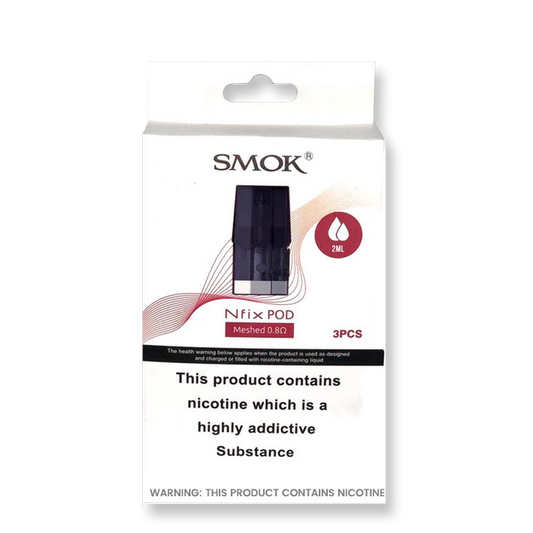 Smok Nfix - 0.8ohm Meshed 2ml Pod x 3 (Pack)