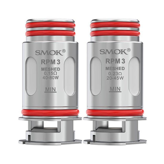 Smok RPM-3 Coils - 0.15ohm or 0.23ohm x 5 (Pack)