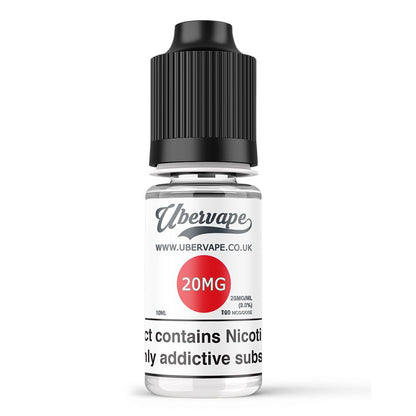 4 x Ubervape Nicotine Shot 10ml (High VG)