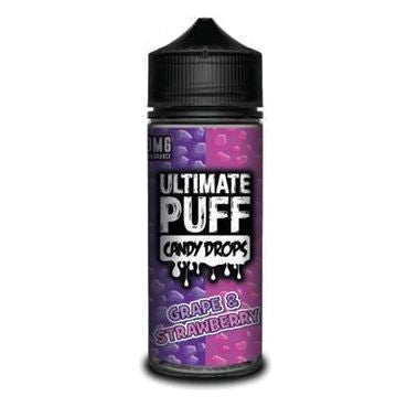Ultimate Puff  Candy Drops - Grape & Strawberry E-liquid 120ML Shortfill