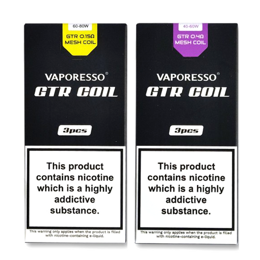 Vaporesso GTR Coils - 0.4ohm or 0.15ohm