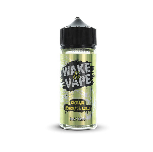 Wake n Vape - Sicilian Lemonade Lolly E-liquid 120ml Shortfill
